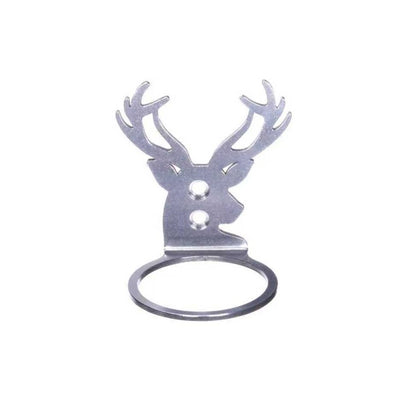 7" Rain Gauge Outdoor, Accurate Glass Tube Best Rated with Deer Shape Rack, Decorative Deer Antler Rain Measure Tool for Garden, Lawn, Patio (Style A) - style: Style A