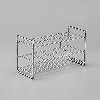 Stainless Steel Test Tube Rack,10 Holes,Outer Diameter Permitted of Tubes 29-31mm,Wire Constructed, 5x2 Format,Adamas-Beta - size: 29-31mm 5×2