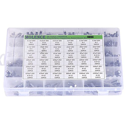 36 Values 1000PCS Aluminum Electrolytic Capacitor Assortment Kit