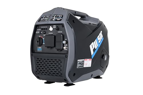 Pulsar 4,200W Portable Gas-Powered Quiet Inverter Generator for Home Emergency Backup, Parallel Capability, RV Ready, Long Run Time, GX420N - style: 4200 Watts + Gas Only + RV Ready