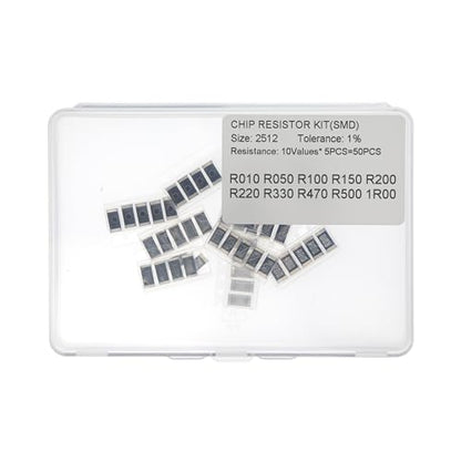 2512 SMD Resistor Kit 10 Values 50 Pcs 1% Chip Resistor - style: 2512 1%