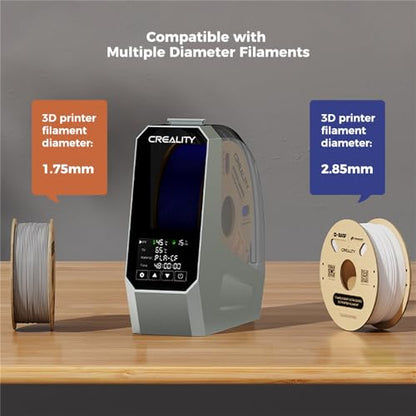 2026 New Official CREALITY Space Pi Filament Dryer, 360° 110W PTC Hot-Air Heating 3D Printer Filament Dryer Box with Fan, Upgraded Filament Dehydrator Storage for PLA ABS PETG PA Filament 1.75 2.85mm - color: Creality Space Pi Filament Dryer