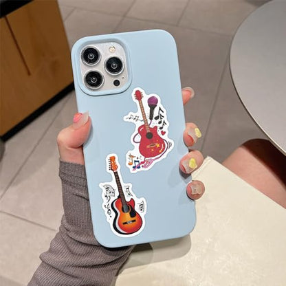 Guitar Stickers 110 Pack,Different Cute Musical Notes for Kids - style: Guitar Stickers