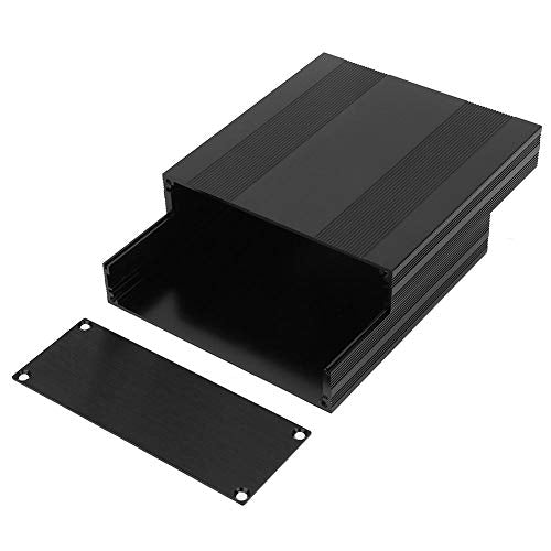 Split Aluminum Box, 54x145x150mm Black