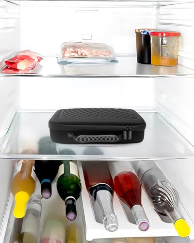 60 Slots Insulin Vial Protector Case for Diabetics Standard Insulin Vials - color: Black-60 Slots