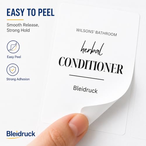 25 Sheets 4" x 5" Matte White Printable Waterproof Vinyl Rectangle Labels - size: 4up- 25 sheets