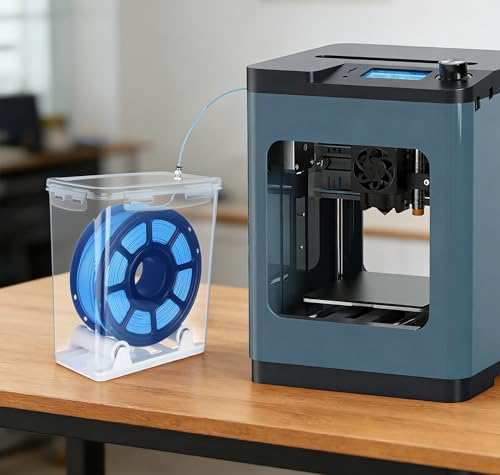 3D Printing Filament Storage Box, with Spool Holders(5.8L, 4 Pack)
