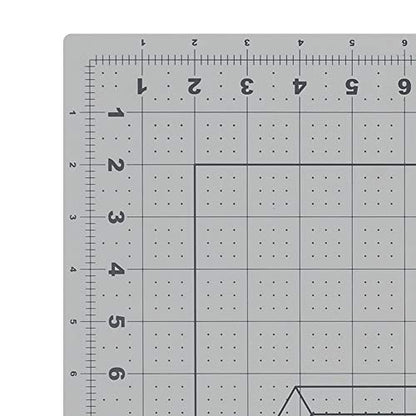 Fiskars 18" x 24" Self Healing Cutting Mat for DIY, Quilting & Sewing, Grey - color: Gray w/Shapes, size: 18"L x 24"W