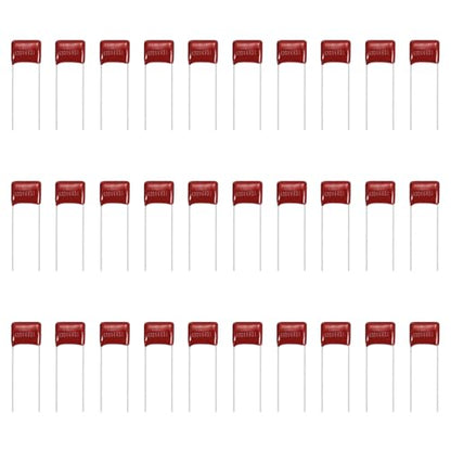 MECCANIXITY 30 Pcs Metallized Polypropylene Film Capacitors 683J 0.068UF - size: 683J 0.068UF