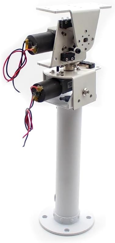 DIY Dc Double Axis Solar, Wind Power DIY Kit Dc Two-Axis Ptz Solar Tracking and Monitoring Robot, Heavy Load High Torque All Metal X Axis Y Axis