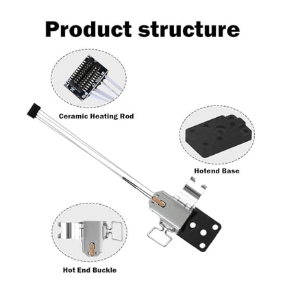 A1/A1 Mini Hotend Heating Assembly Kit Component with Ceramic Heater - style: 1PK