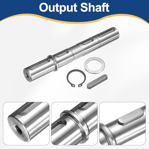 uxcell Output Double Shaft, 25mm Diameter, 198mm Length, Alloy Steel - size: Double Shaft, style: 25mm Shaft, 198mm Length
