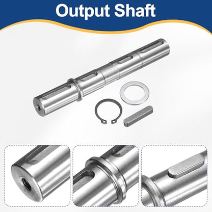 uxcell Output Double Shaft, 25mm Diameter, 198mm Length, Alloy Steel - size: Double Shaft, style: 25mm Shaft, 198mm Length