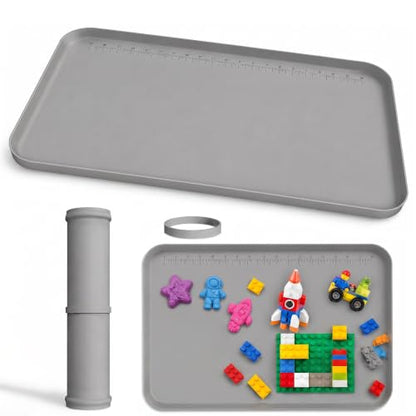 Silicone Art Mat for Crafts, 12" x 19" Waterproof Non-Slip Painting Mat - color: Gray, size: 19"x12"