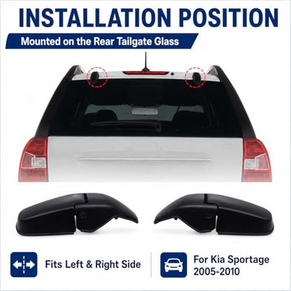 87150-1F001 Rear Liftgate Glass Hinge Set for Kia Sportage 2005-2010