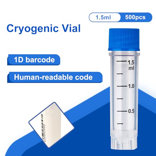 1.5ml Cryovials, Side-Coded, External Thread, Purple, 500Pcs - color: Purple, size: 1.5ml