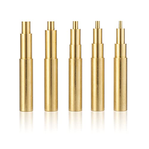 5Pcs Heat-set Insert Tips for M2,M2.5,M3,M4,M5 Threaded Inserts, Compatible with 900M T18 ST Hakko FX-888D/FX600 and Weller SP40NKUS/WLC100 Soldering Irons Tips, for Connecting 3D Printed Parts - style: 5Pcs Heat Set Insert Tips