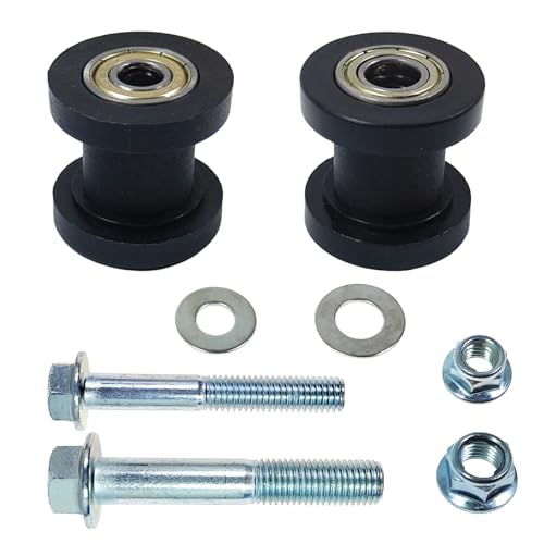 8mm and 10mm Chain Roller Pulley Tensioner Wheel Guide Per Replacement for 125cc 140cc 160cc Motorcycle Mini Bike Atv SSR XR125 CRF50 KLX110 Pitster Pit Dirt Bike Parts