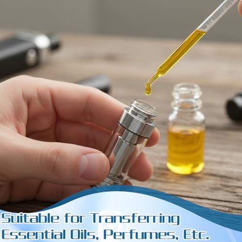 1000 Pcs 1ML Premium Disposable Plastic Transfer Pipettes, Clear Graduated Eye Dropper for Essential Oils, Home Use, Science Class, Lab Experiments, DIY Art (1 ML)