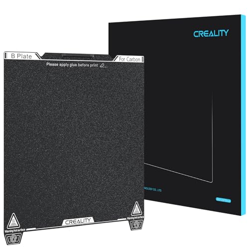 Creality Official K1C Build Plate, 235x235mm Textured Surface PEI Sheet Magnetic Flexible Spring Steel Bed Plate for 3D Printer K1 SE/K1/Ender 3/3 V2/3 V3/3 V3 KE/3 V3 SE (Without Magnetic Base) - color: Textured Black, size: K1C/K1SE
