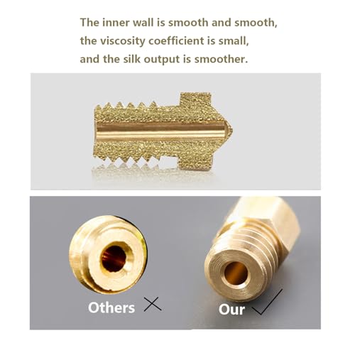 15PCS Brass Nozzles Kit for Anycubic Kobra, 3D Printer 7PCS 0.4mm Nozzles and 2PCS 0.2mm, 0.6mm, 0.8mm, 1.0mm Brass Nozzles Kit for Anycubic Mega, Mega X, Chrion, Kobra, Kobra Neo - style: Mega Brass Multi Size