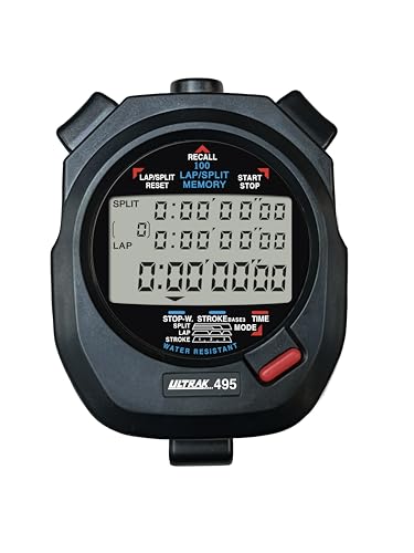 Ultrak 100 Lap Memory Timer, Black - color: Black