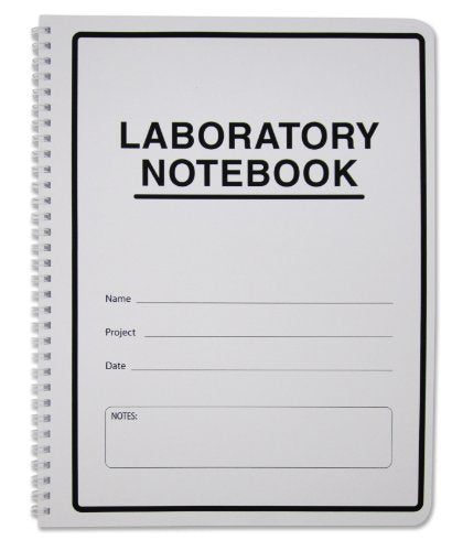 BookFactory Student Lab Notebook, Wire-O, 100 Pages - size: 100 Pages, style: Standard No Copies