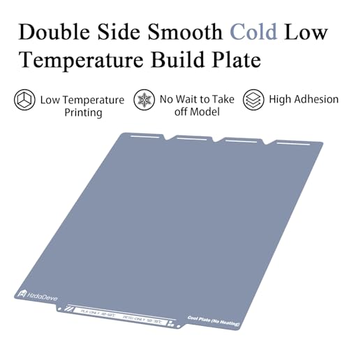 for Snapmaker U1 Build Plate Double Sided Smooth Cold Cool Plate Parts - color: Grey, size: U1