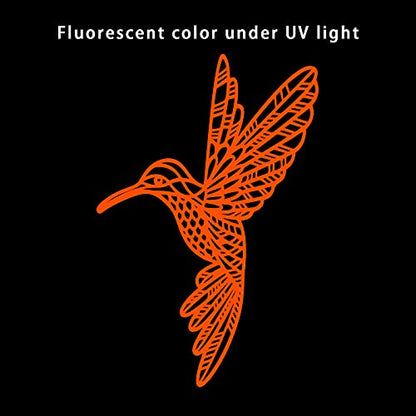 ZIRO Fluorescence PLA Filament, NOT Glow in The Dark, 1kg Fluo Orange - color: Fluo-orange