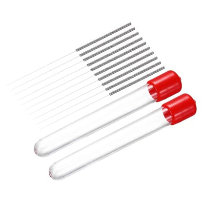 MECCANIXITY 10Pcs 3D Printer Nozzle Cleaning Kit Precision 0.2mm Stainless Steel Cleaner Needles for 3D Printer Clog Removal, Maintenance - size: 0.2mm
