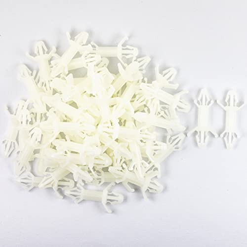 PCB Support Spacer Double Head PCB Standoff Isolation Column Reverse Locking Circuit Boards Nylon Aircraft Shape Insulation Bracket Support Height 12.7mm /0.5" (Pack of 50pcs) - size: Aircraft Shape-Support Height 12.7mm (50pcs)