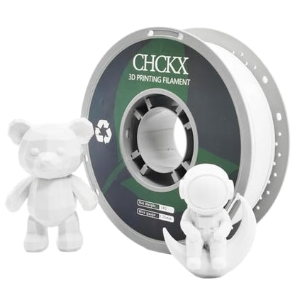 PETG 3D Printer Filament 1.75mm, +/-0.02mm Tolerance, 1kg Spool (2.2lbs),White - color: White, size: PETG
