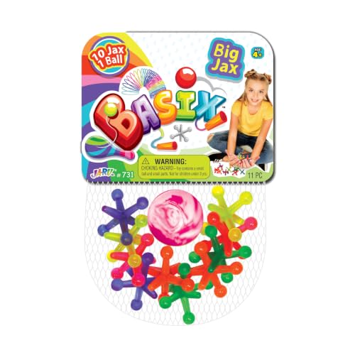 JA-RU Big Jacks Toy Set (Pack of 1 Units) Kids Jax Classic Games 731-1 - size: Pack of 1
