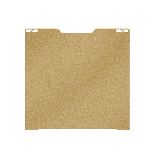 355x346mm PEI Build Plate for Bambu Lab H2D, Double Sided Gold Textured Flexible Spring Steel Bed, High Temp 300℃ Resistant Heated Platform for PLA/PETG/ABS/TPU - size: H2D 355*346mm