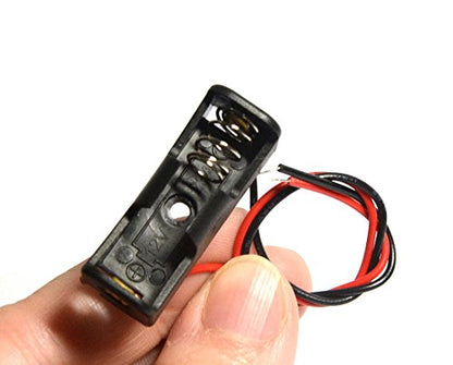 (Pack of 6): 12V/23A Battery Case with Leads Wires