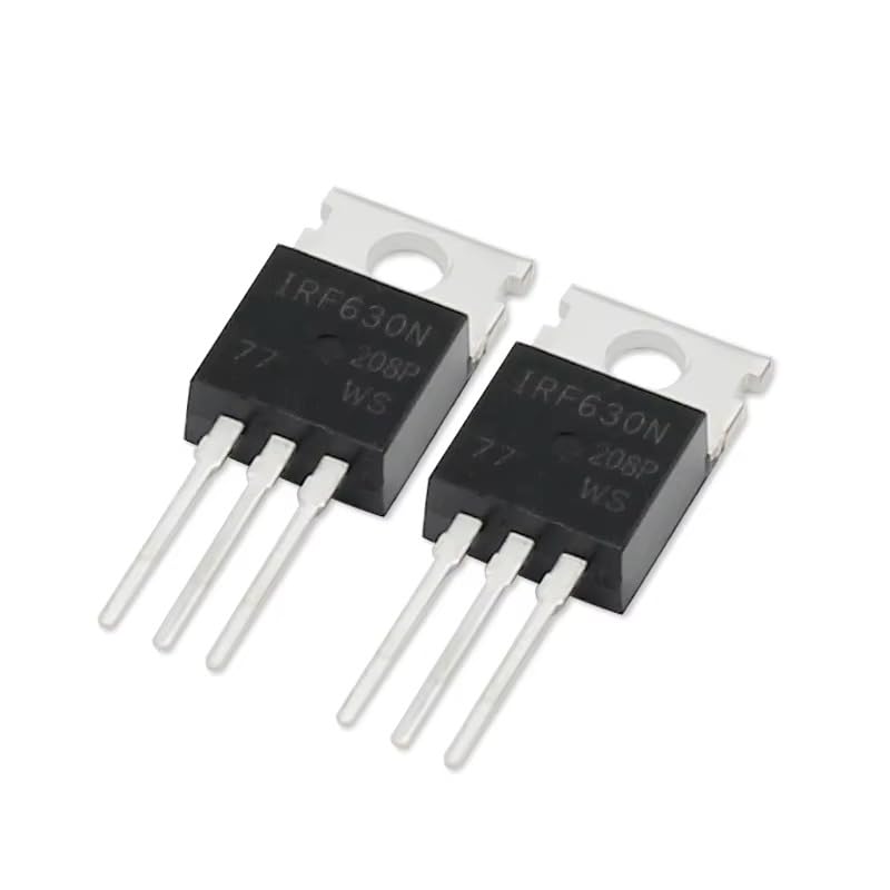 5PCS IRF630N Power N-Channel MOSFET Transistor 55V 110A TO-220 - color: IRF630N-TO-220-5pcs