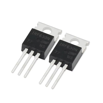 5PCS IRF630N Power N-Channel MOSFET Transistor 55V 110A TO-220 - color: IRF630N-TO-220-5pcs