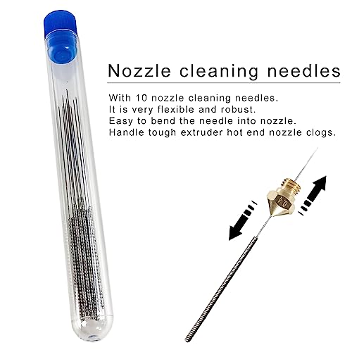MK10 Nozzles 24 pcs 3D Printer Extruders Brass Nozzles - size: MK10 Brass, style: Kit: Various Nozzles
