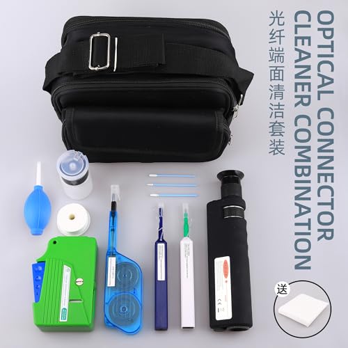 Fiber Optic Cleaning Kit with Inspection Microscope, Cleaning Box 1.25MM/2.5MM/MPO Cleaning Pens for SC/LC/FC Connections - size: 1PCS, style: Cleaning kit No. 6