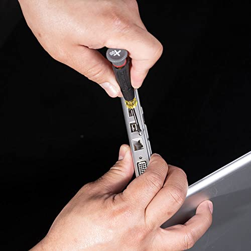 Klein Tools 6222 Mini Precision Screwdriver, #00 Phillips, Features Cushion-Grip Handle, Rotating Cap and Color Coded Ring, 2-Inch Shank - style: #00 Phillips