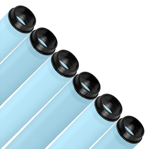 KASTLITE T12 Fluorescent 48" Safety Sleeves (6, Light Blue) - color: Light Blue