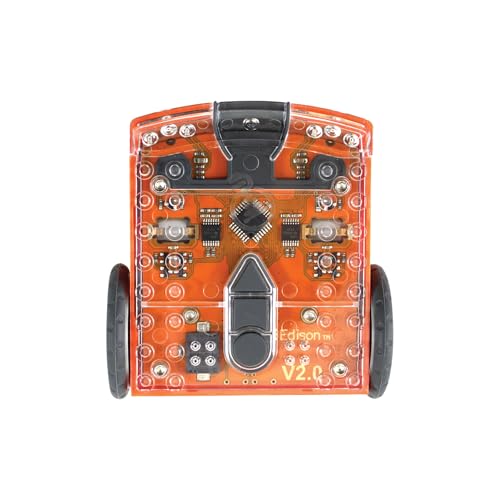 HamiltonBuhl EDIBOT-2 Edison Educational Robot Kit (Set of 2) - STEAM - Robotics and Coding, Fully Graphical Robot Programming Language