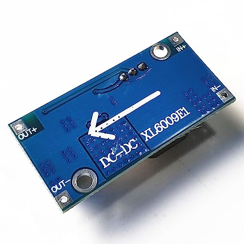 6PCS XL6009 Booster Step Up DC to DC Boost Converter Circuit Board, Input 3V-32V to Output 5V-35V 4A 400KHz Voltage Regulator Adjustable Synchronous DIY Non-Isolated Power Supply Module