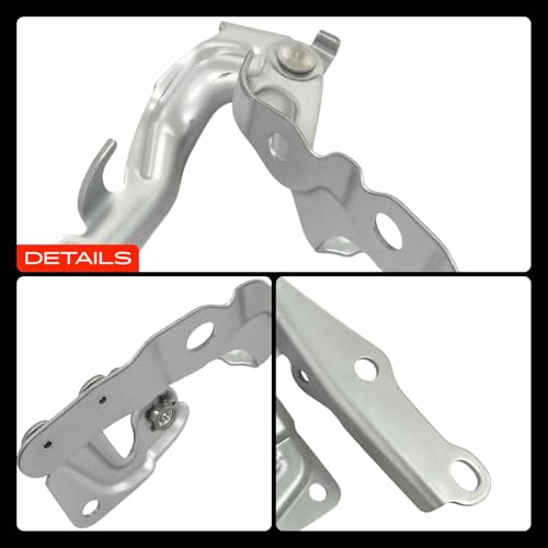 A-Premium Set of 2 Front Driver and Passenger Hood Hinges