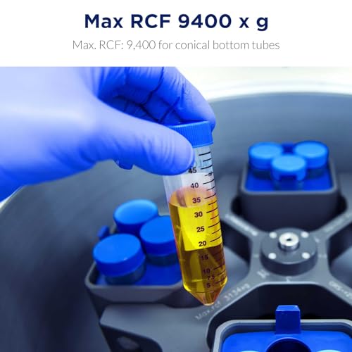 Conical Centrifuge Tubes 50mL, 25 Pcs Sterile Test Tubes with Screw Cap - size: 50mL