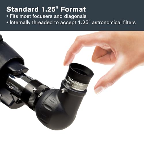 Celestron Omni 1.25" 4mm Telescope Eyepiece for High-Power Planetary Detail