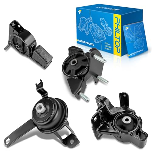 PHILTOP Engine Mounts for 1998-2002 Toyota Corolla Automatic 4-Speed - size: for 1998-2002 Chevy Prizm