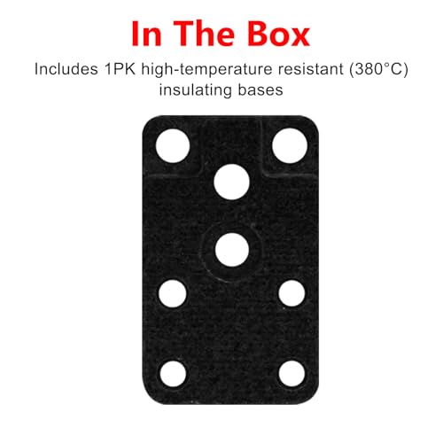 1-Pack A1 Series hotend Heating Assembly Insulated Base Heat-Resistant up to 380°C for BambuLab A1/A1 mini 3D Printer Parts Quick-Change Kit
