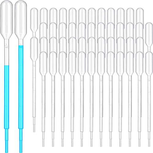 Kingdder 1000 Pcs Plastic Transfer Pipettes, 1 Ml Graduated Disposable - size: 1 ml