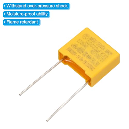 PATIKIL Safety Capacitors 12Pack 0.0022uF AC 275V 10mm Pin Pitch 13x11x5mm - size: 10mm Pin Pitch, style: 0.0022uF